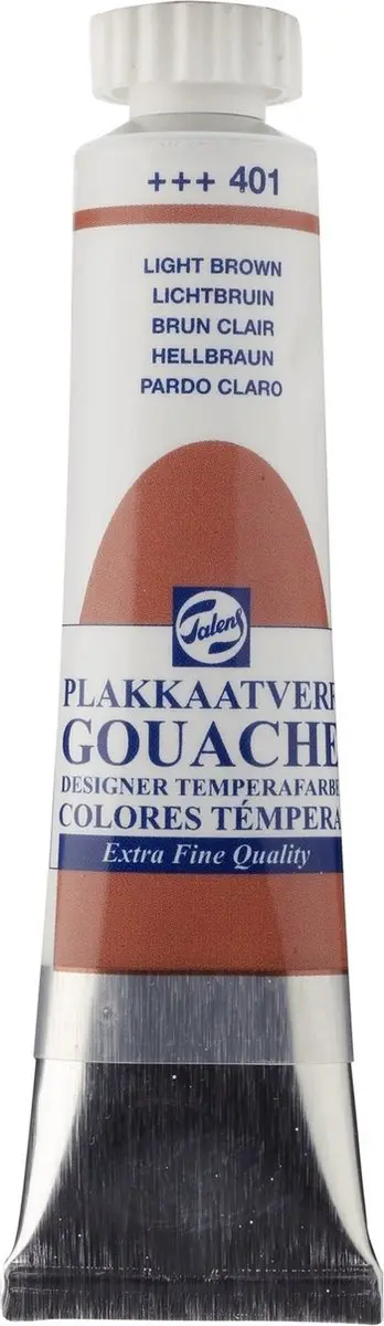 Talens Gouache Extra Fine Plakkaatverf Lichtbruin 20ml