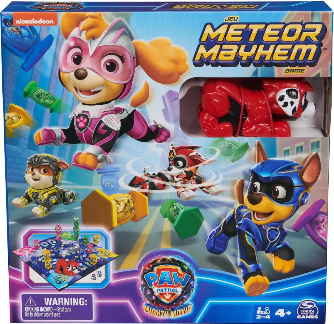PAW Patrol The Mighty Movie Meteor Mayhem Bordspel