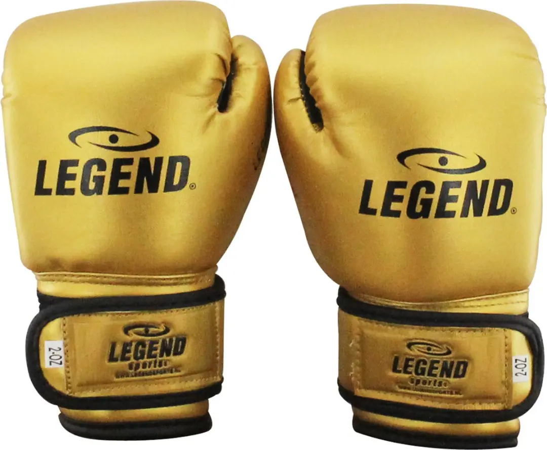 Legend Sports PU Kinder Bokshandschoenen 2 oz - Goud
