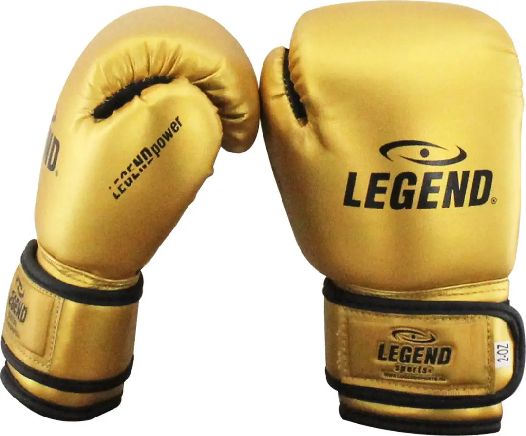 Legend Sports PU Kinder Bokshandschoenen 2 oz - Goud
