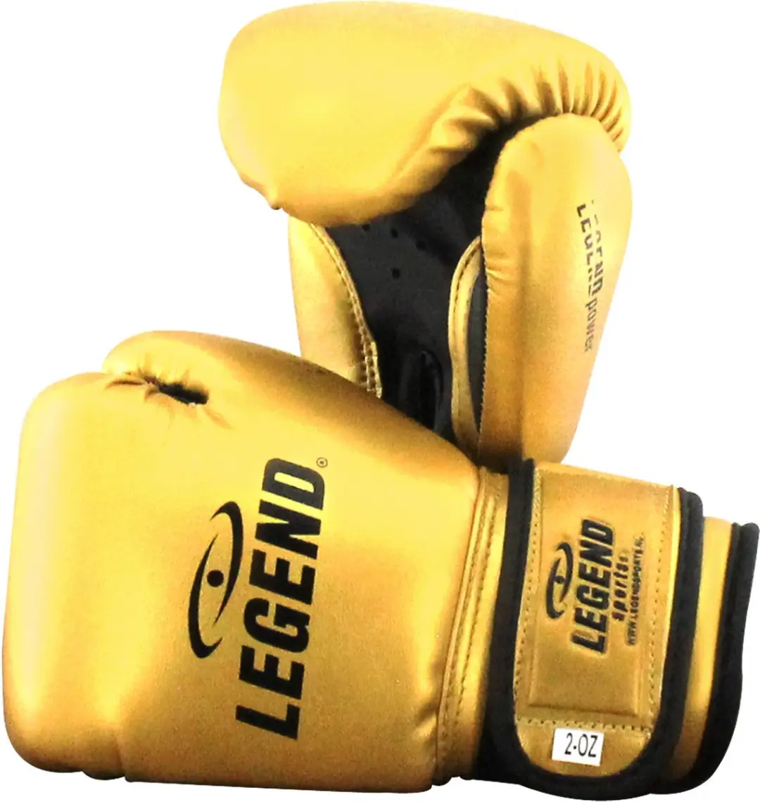 Legend Sports PU Kinder Bokshandschoenen 2 oz - Goud