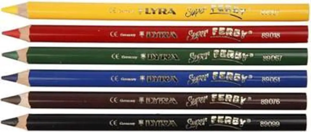 Lyra Super Ferby Kleurpotloden - 6 Stuks Multicolor