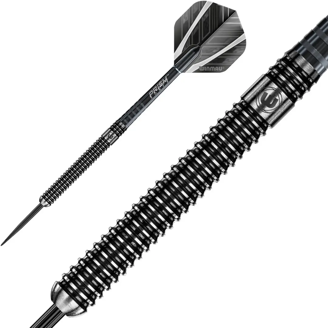 Winmau Blackout 1 Dartpijlen 3 Stuks - Zwart