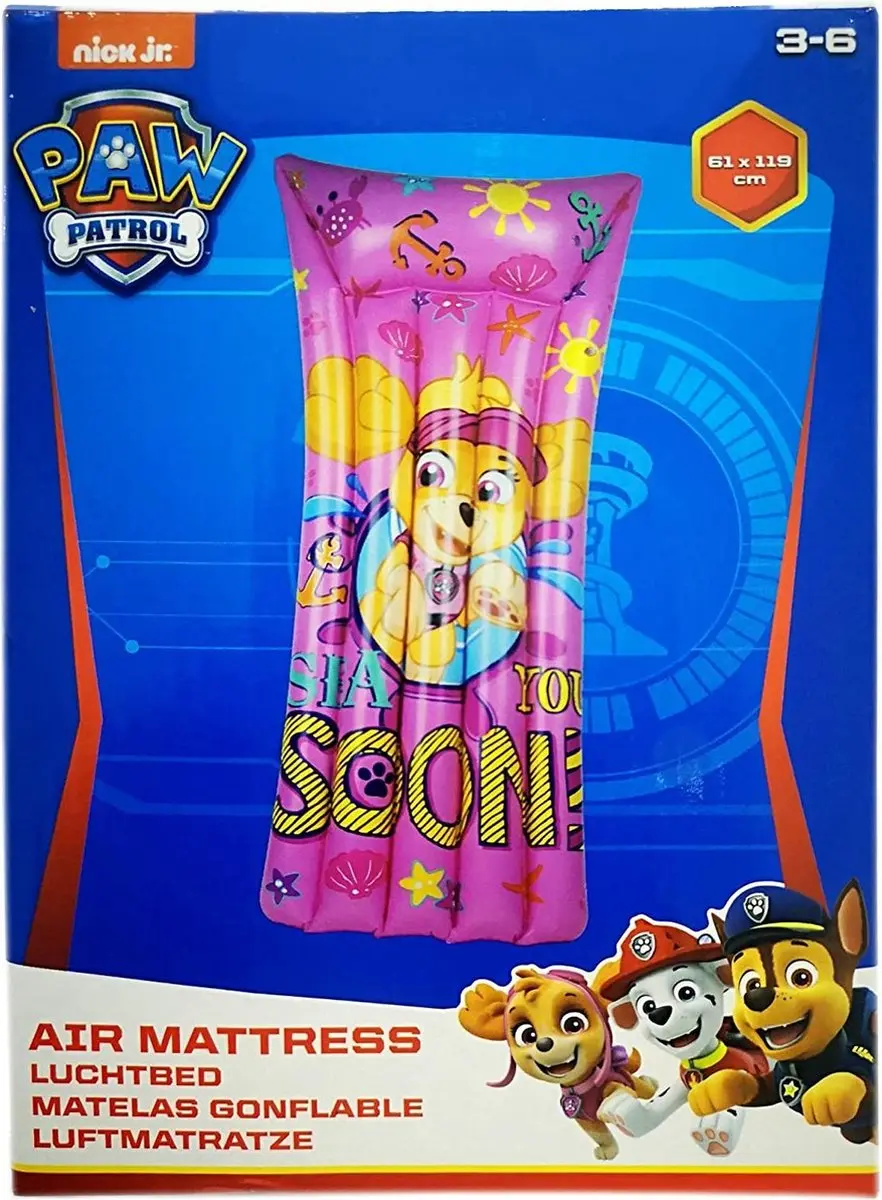 PAW Patrol Skye Luchtbed 61x119cm Roze