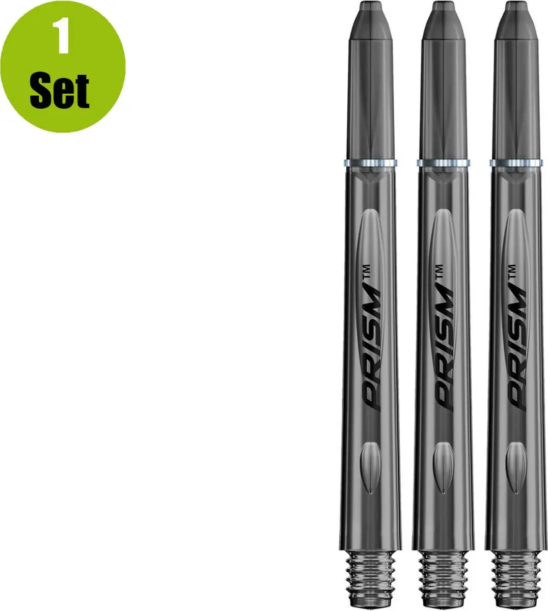 Winmau Prism Shaft Black Tint 7015-204 - 3 Stuks