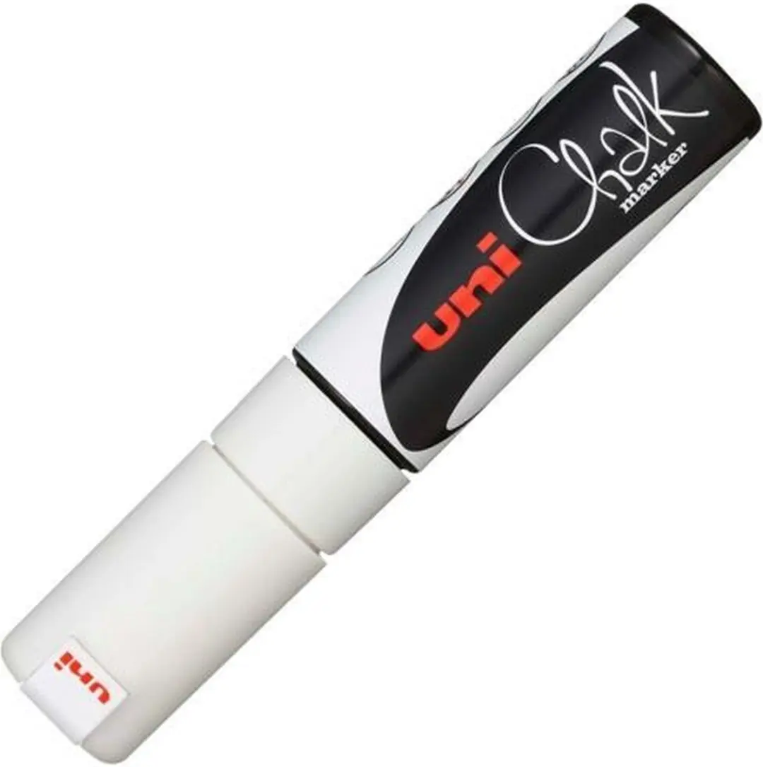 uni-ball Krijtstift Schuin Wit