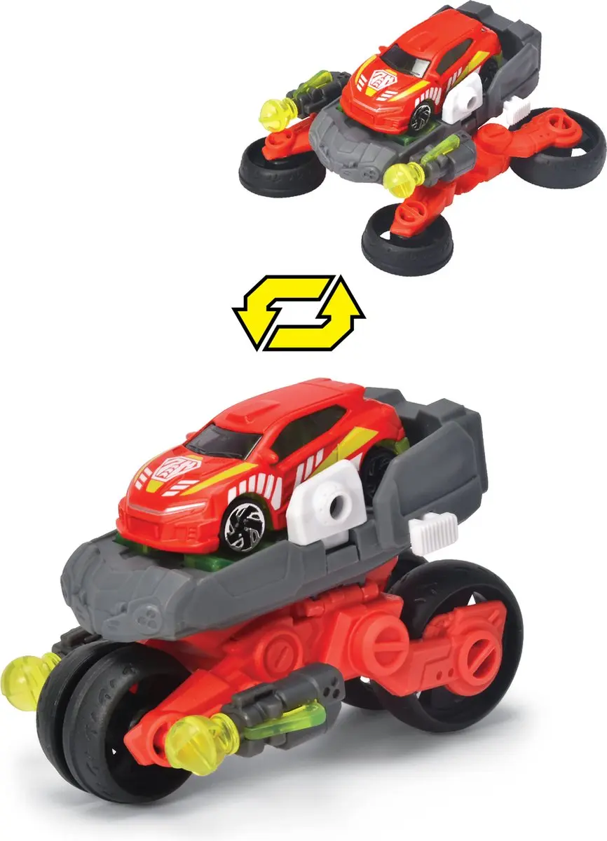 Dickie Toys Rescue Hybrids Drone Bike 203792001 - Speelgoedvoertuig - Oranje