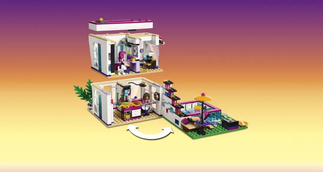 LEGO Friends Livi's Popsterrenhuis 41135 - 597 Stukken - afbeelding 6 van 6