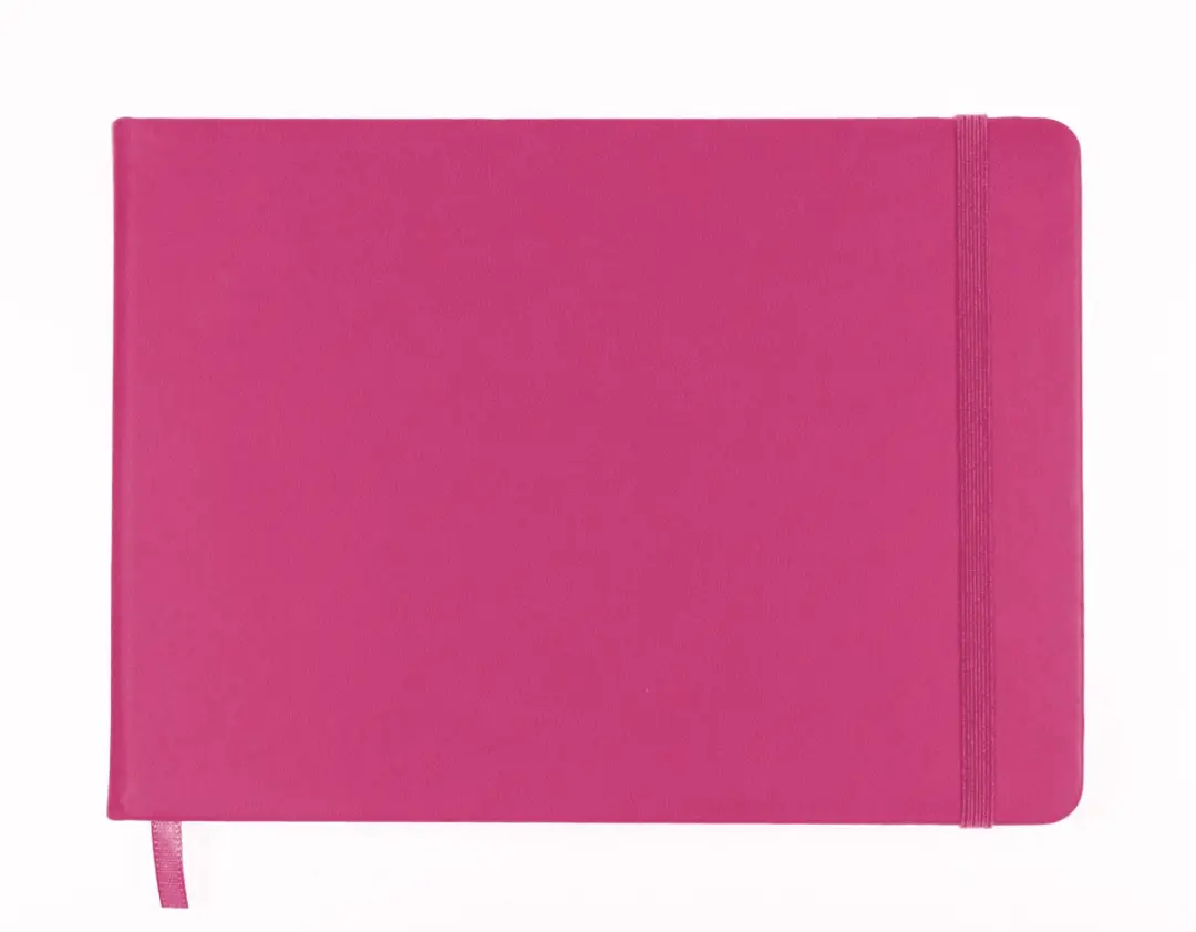 Kangaro K-861310 Schetsboek A5 Landscape - Hot Pink - 160 Pagina's