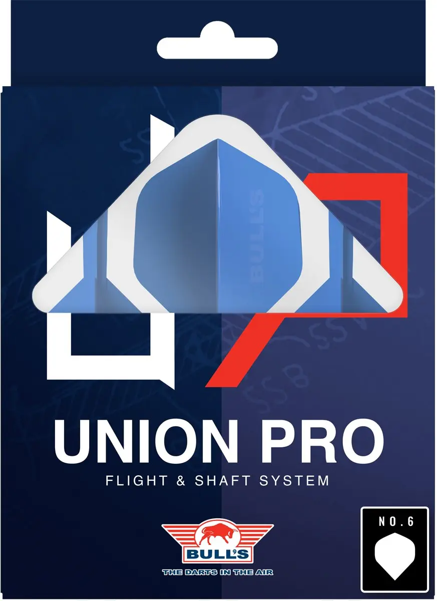 Bull's Union Pro Flight System BU-51924 - 3 Stuks - Blauw