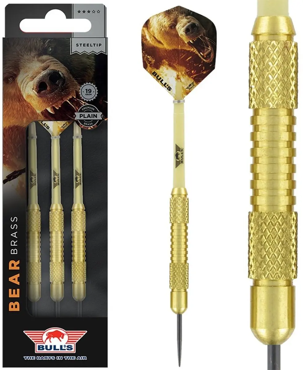 Bull's Bear Brass Dartpijlen 19g