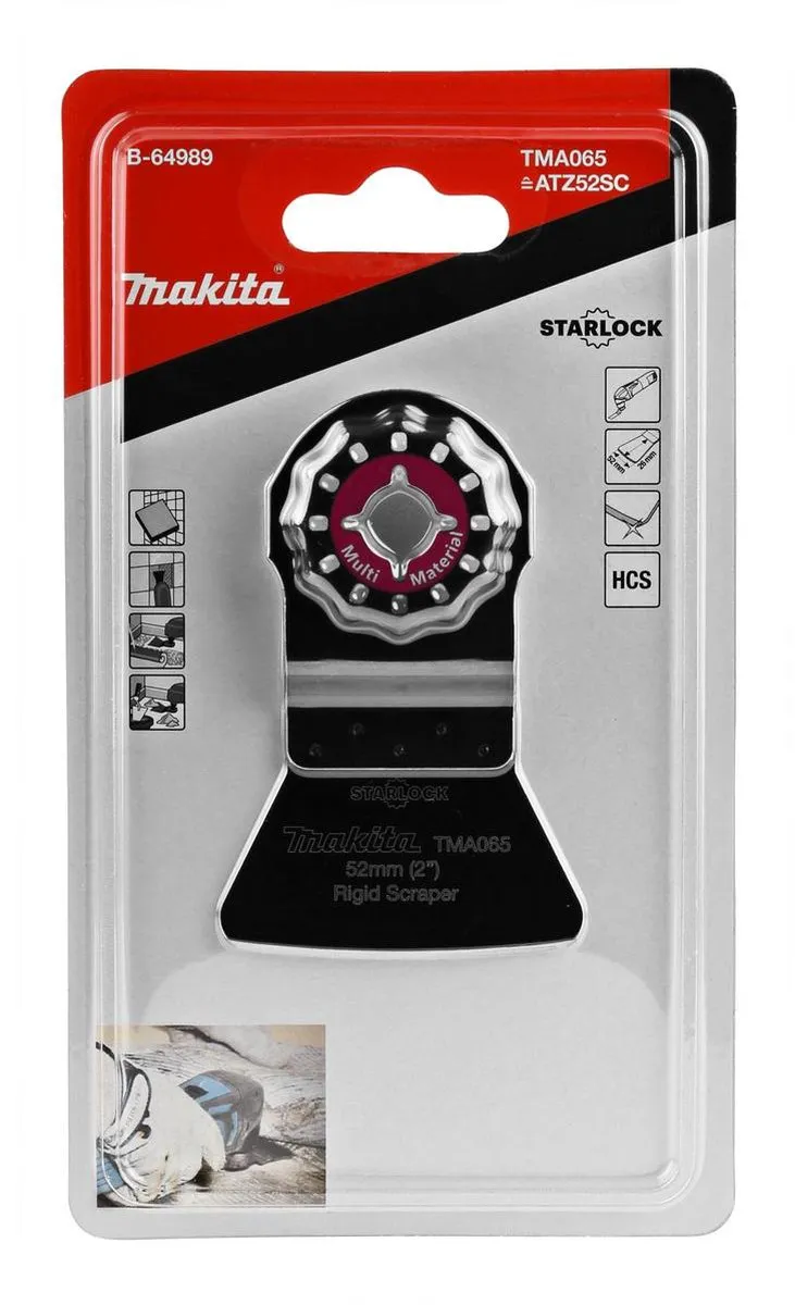 Makita TMA065 Schraper Rigide 52mm - Oscillerend
