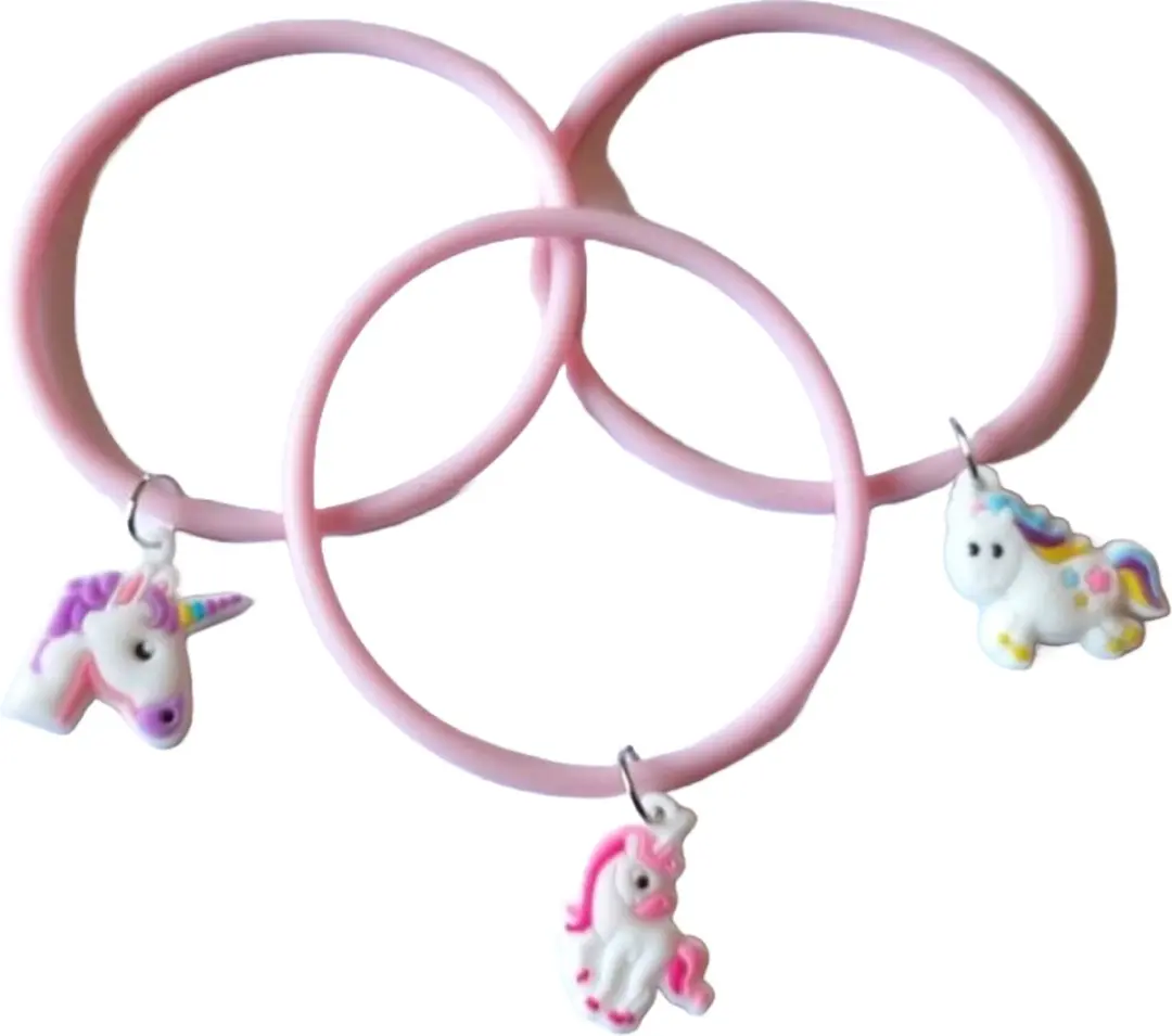 Unicorn Lightfight Armbandjes - 3 Stuks Roze
