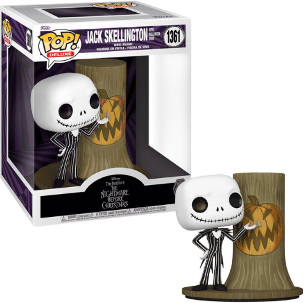 Funko The Nightmare Before Christmas - 30th POP! Deluxe Jack With Halloween Town Door 9 cm Verzamelfiguur - Multicolours
