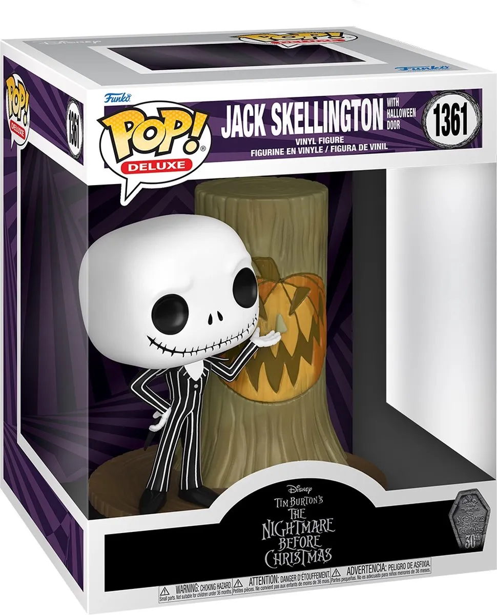 Disney Funko POP! Deluxe Jack met Halloween Town deur - 30th Anniversary - Multicolor