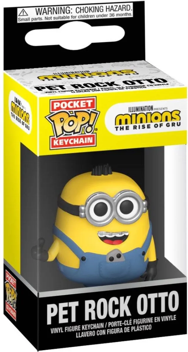Funko Pop! Keychain Minions 2 Pet Rock Otto