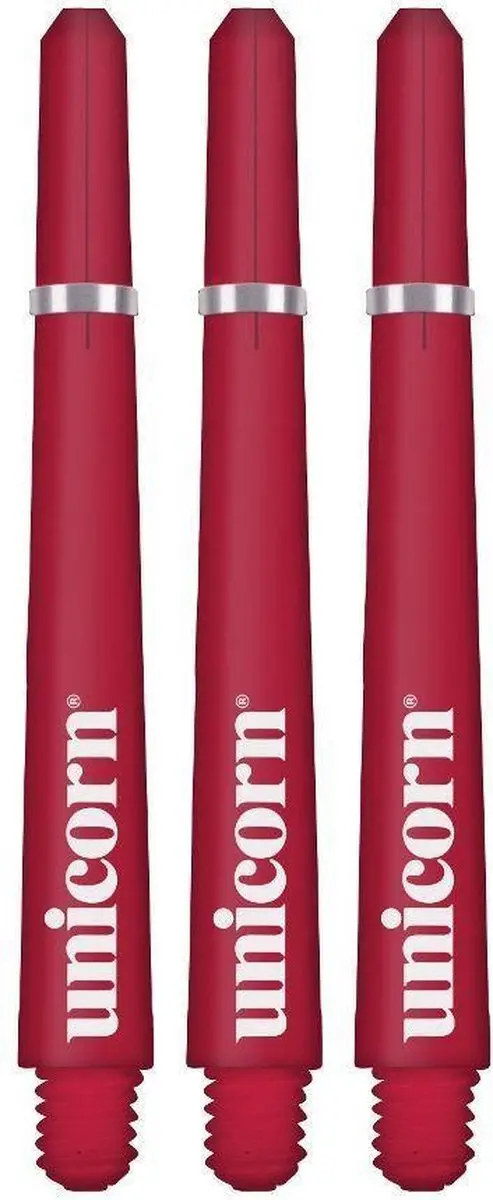 Unicorn Gripper 4 Dart Shafts Rood