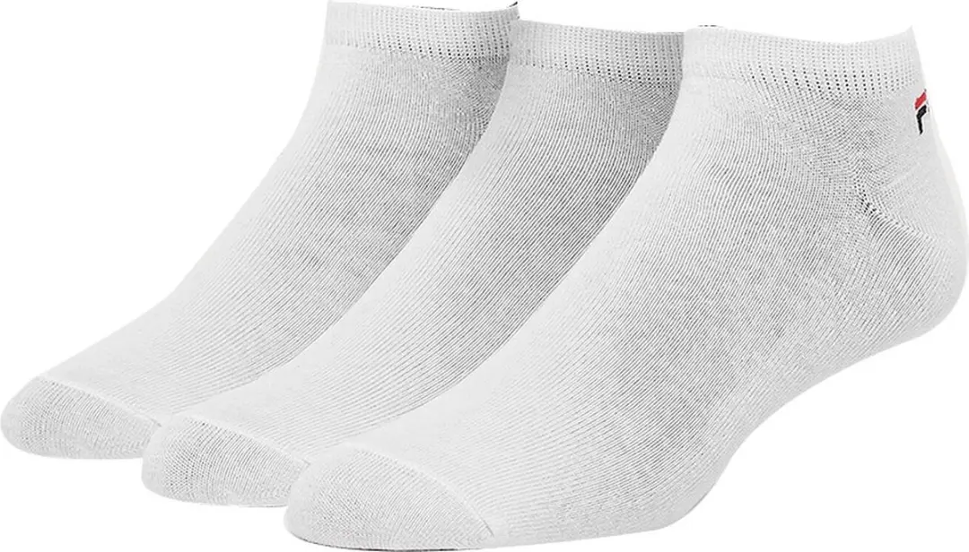 Fila Invisible Socks 3-Pack Wit - 35-38