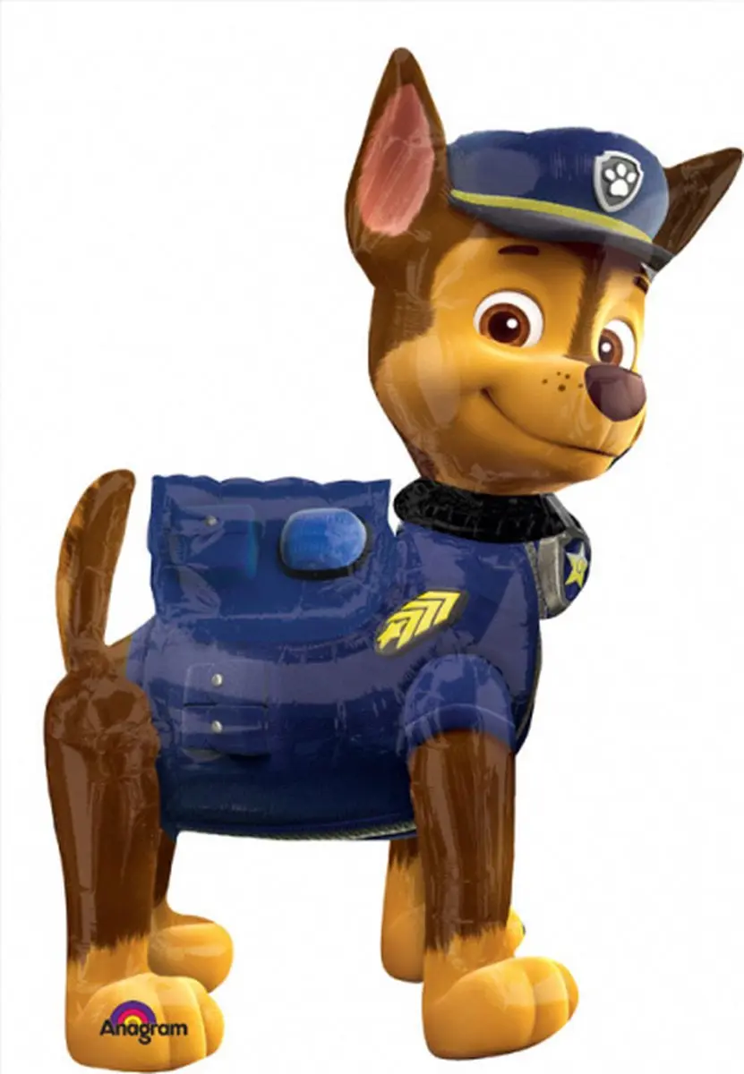 PAW Patrol Chase Ballon 137x93cm - Multicolor - afbeelding 6 van 6