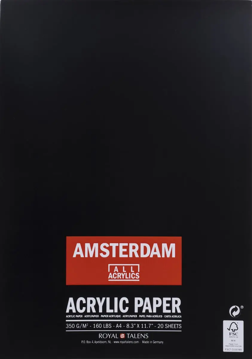 Amsterdam Acrylpapier A4 350g