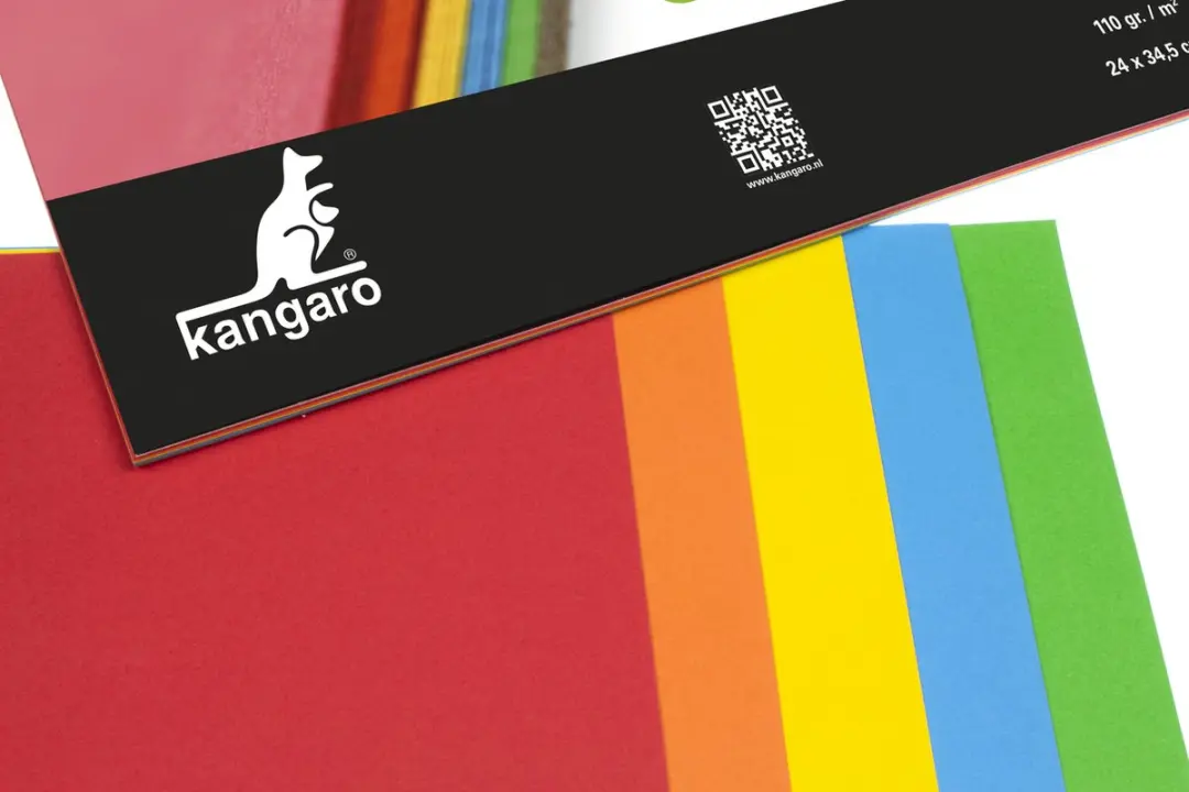 Kangaro K-5588 Tekenblok A4+ - 40 Vel - Assorti