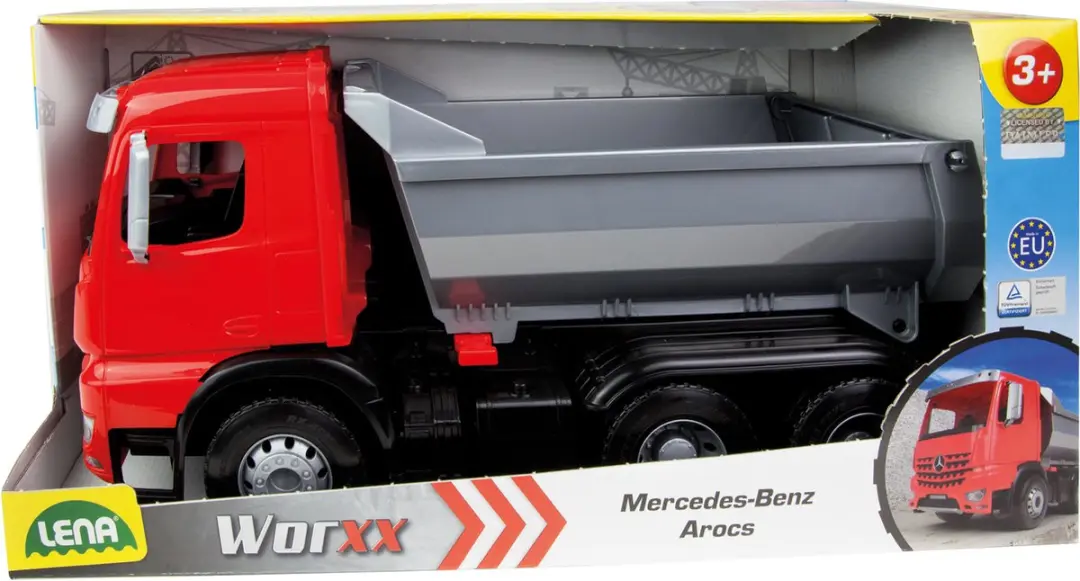 Lena Worxx Kiepwagen Mercedes-Benz Arocs SM04610 - Rood