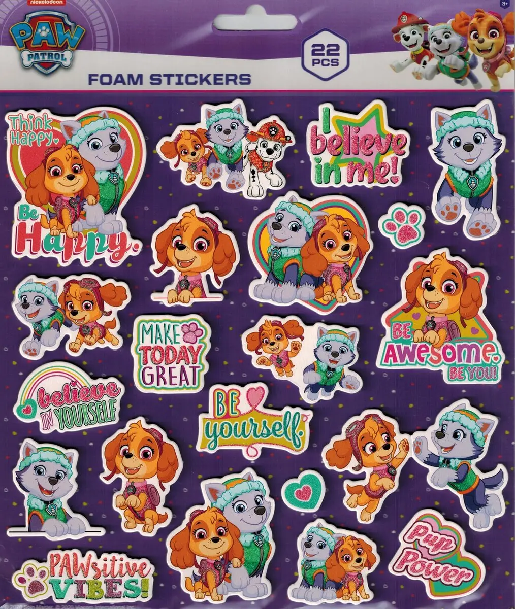 PAW Patrol Foam Stickers