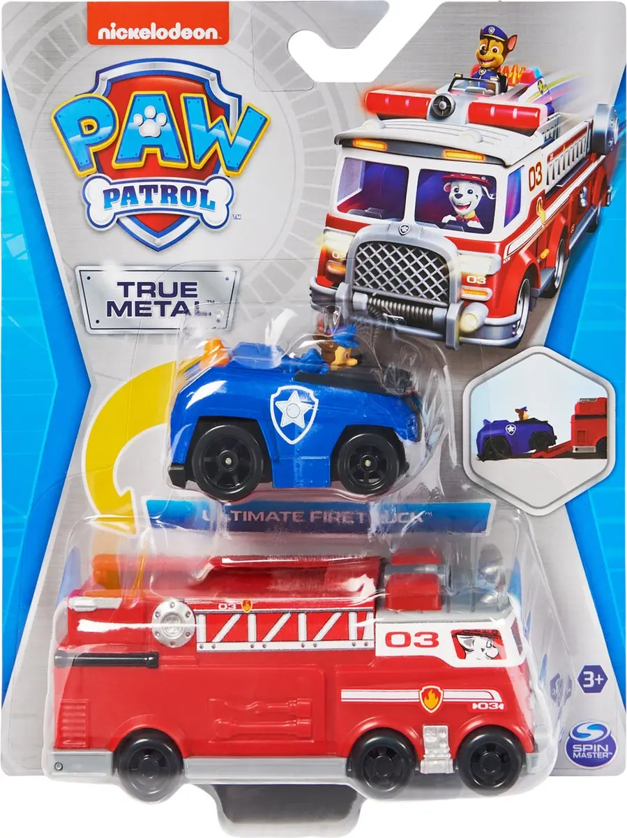 PAW Patrol True Metal Brandweerauto Chase 1:55