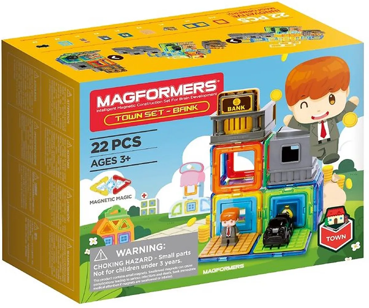 Magformers Town Set Bank Set 3103