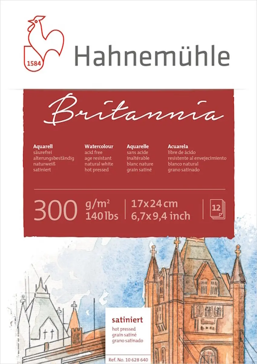 Hahnemühle Aquarelblok Britannia 36x48cm