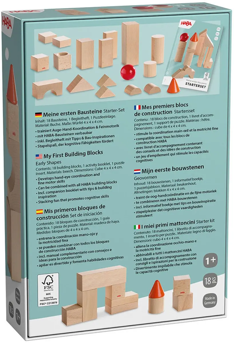 Haba Mijn Eerste Bouwstenen 18 Stuks