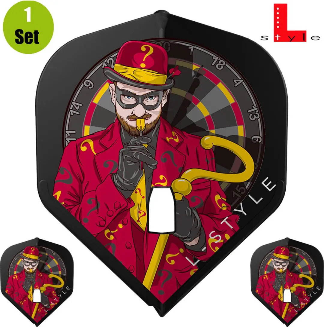 L-Style Champagne L1 Brian Raman V1 Dart Flights F31010 - 3 Stuks