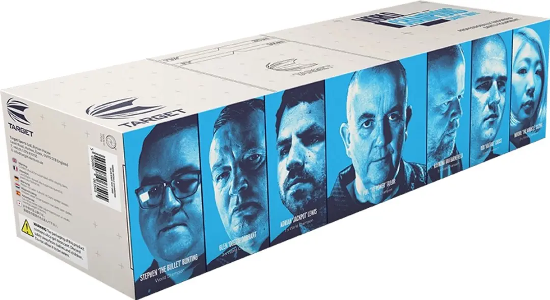 Target World Champions Dartsmat Blauw - 2kg