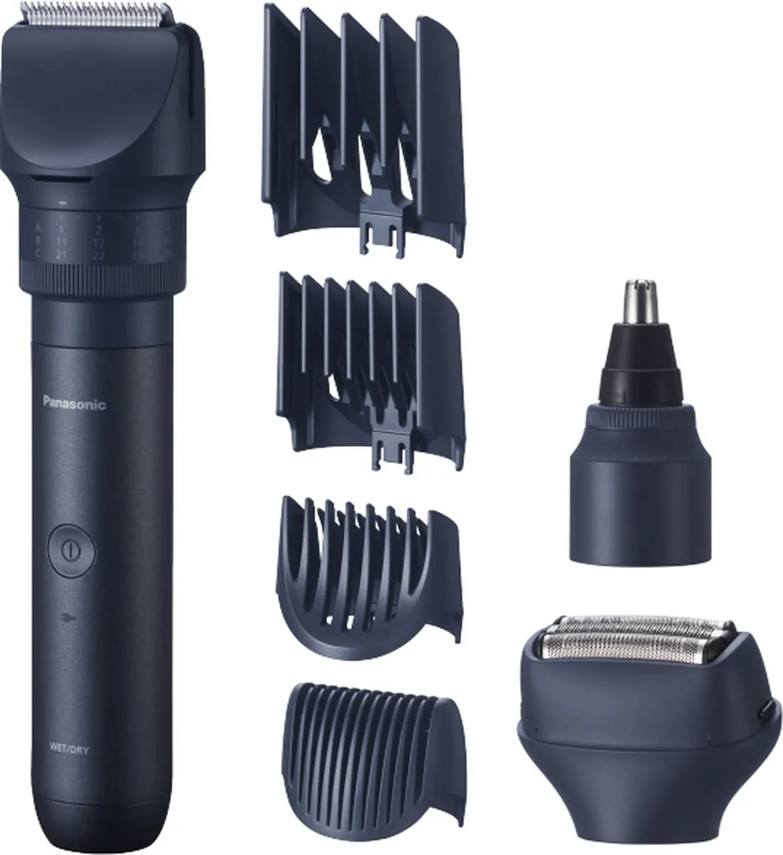 Panasonic XSHAPEPACK1EU Nat & Droog Trimmer - Blauw