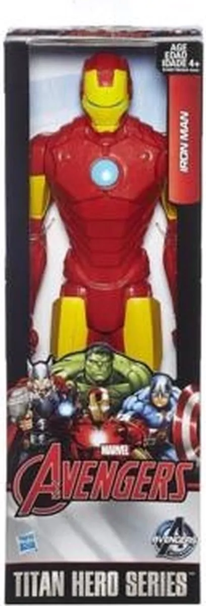 Hasbro Marvel Avengers Titan Hero Iron Man Speelfiguur 30cm - Rood/Goud