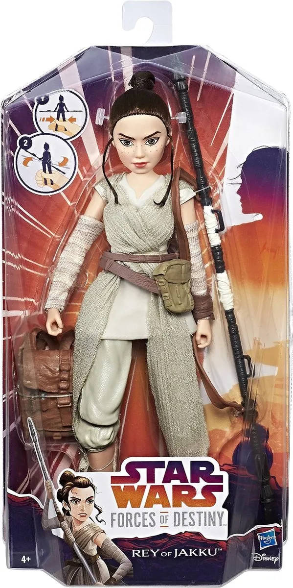 Star Wars Forces of Destiny Rey - Grijs