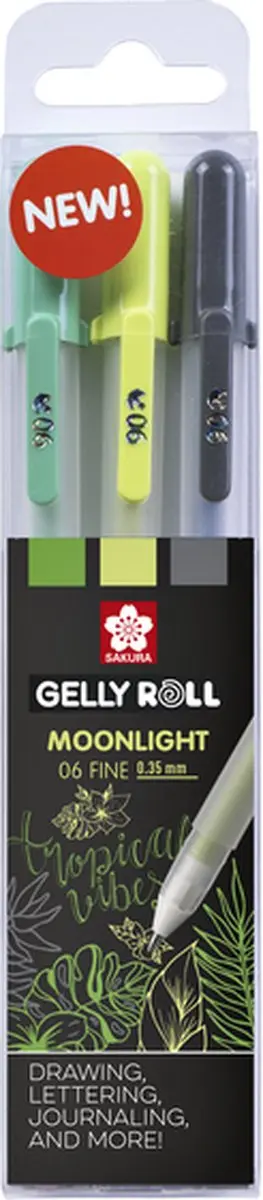 Sakura Gelly Roll Moonlight 06 Botanic Set - 6 Stuks