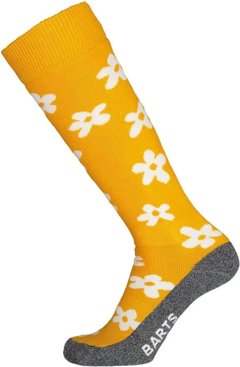 Barts Ski Flower Sokken Geel 35-38
