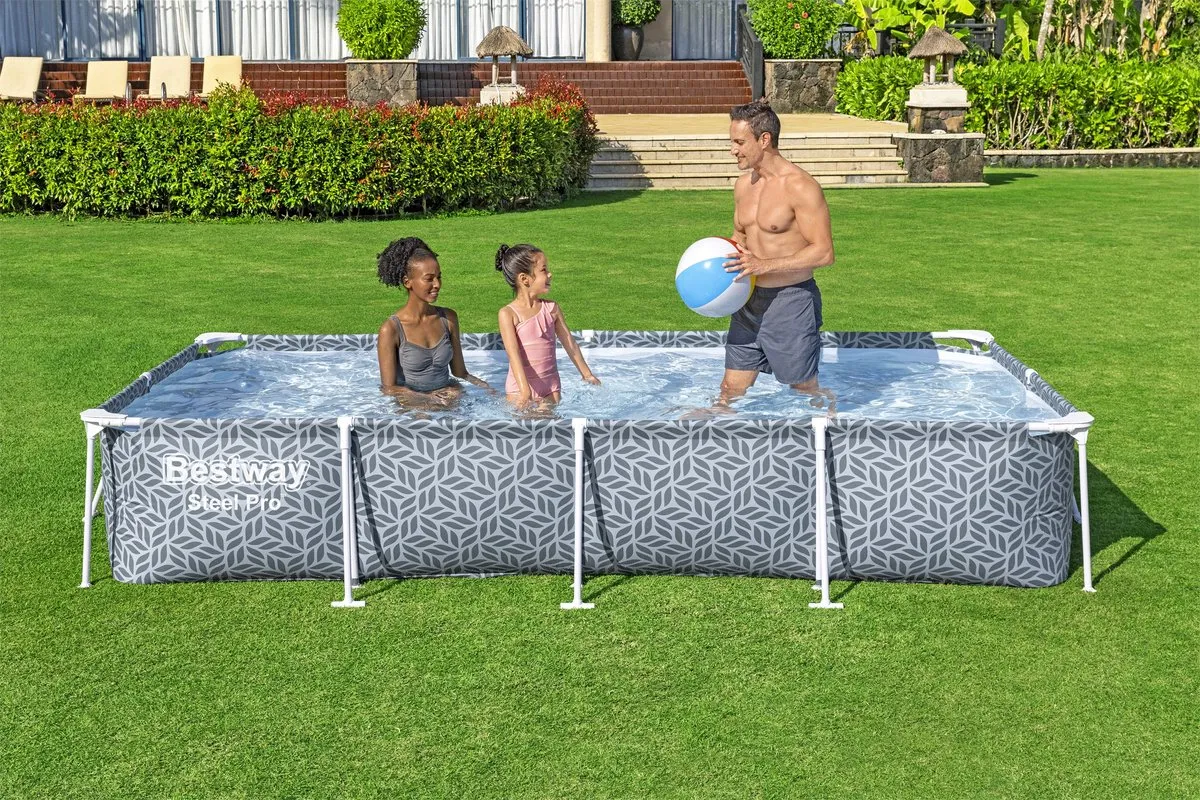 Bestway Steel Pro Zwembad 366x201x66cm - 4000L - Grijs - afbeelding 2 van 6