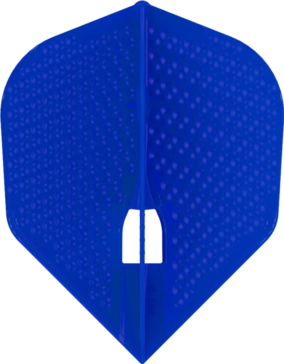 L-Style Champagne L3 Shape Dimple Blauwe Dart Flights FP4303 - 3 Stuks