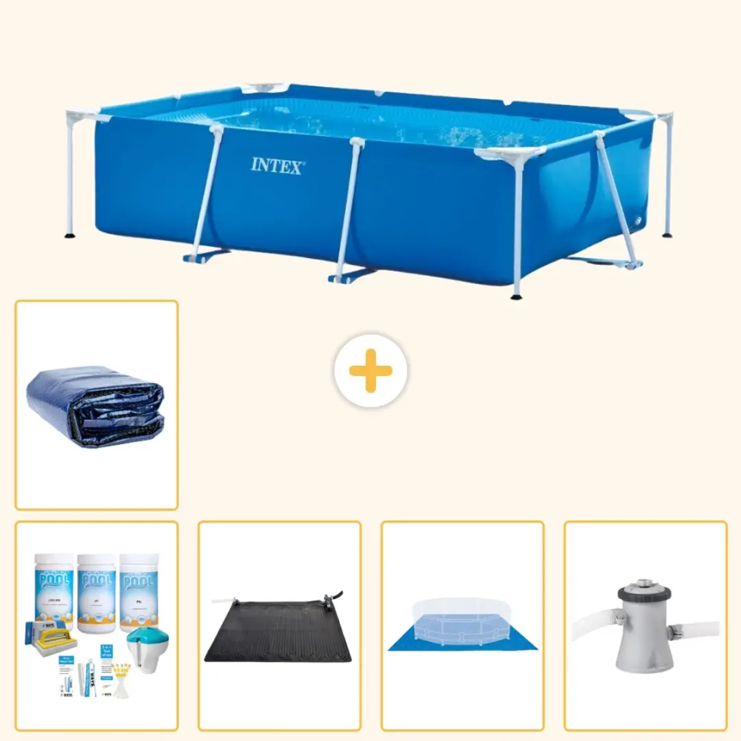 Intex Frame Zwembad 260x160x65cm Blauw