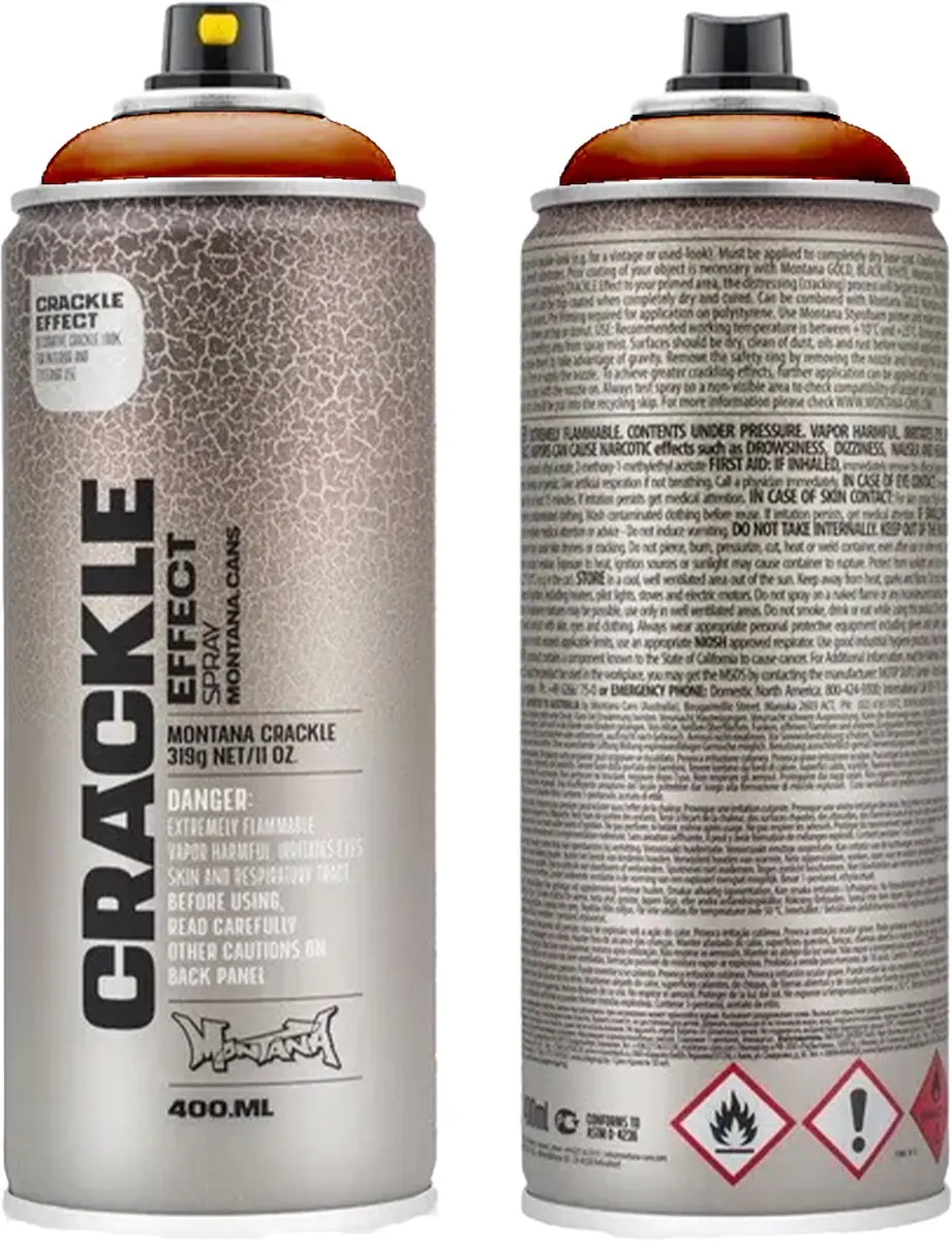 Montana Crackle Verf Koperbruin 400ml