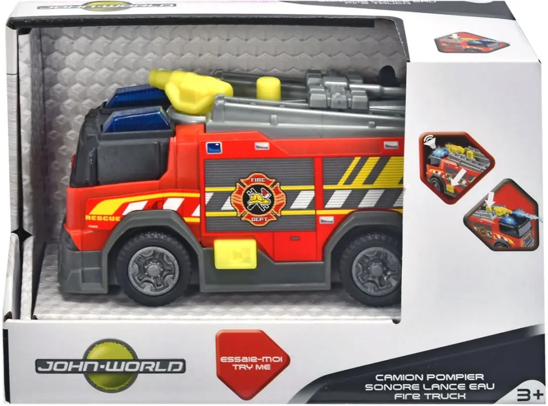 Dickie Toys Brandweerwagen 203302028 - Licht & Geluid - 15cm