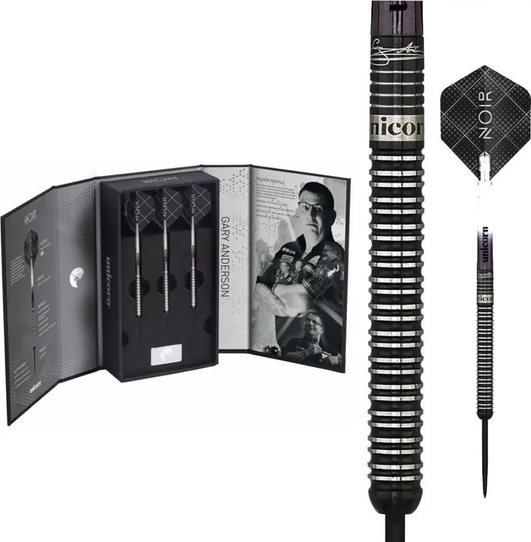 Unicorn Gary Anderson Noir Dartpijlen 3 Stuks - afbeelding 6 van 6