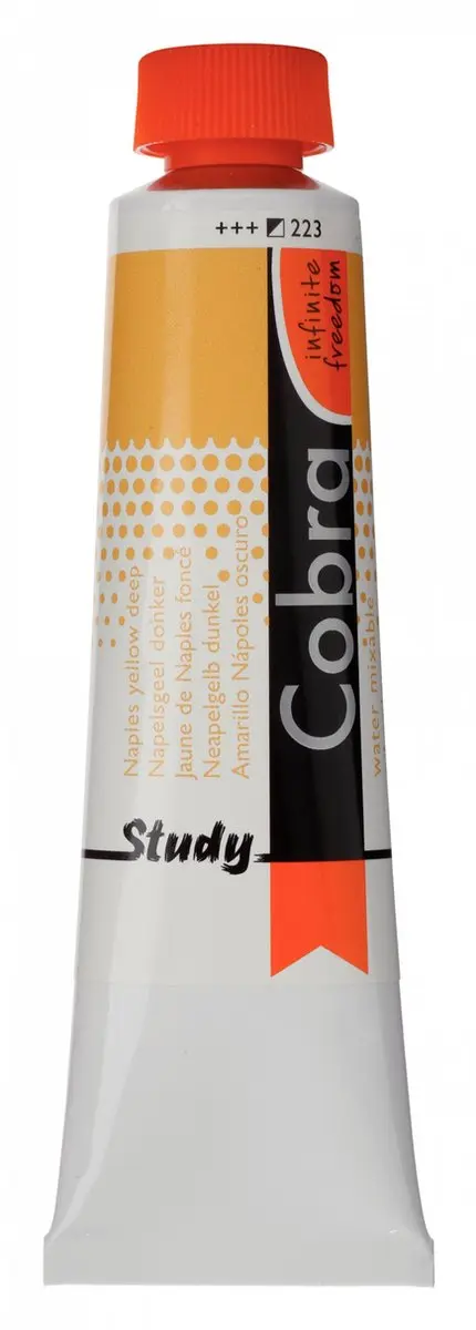 Cobra Study Olieverf Naples Yellow Deep 40ml