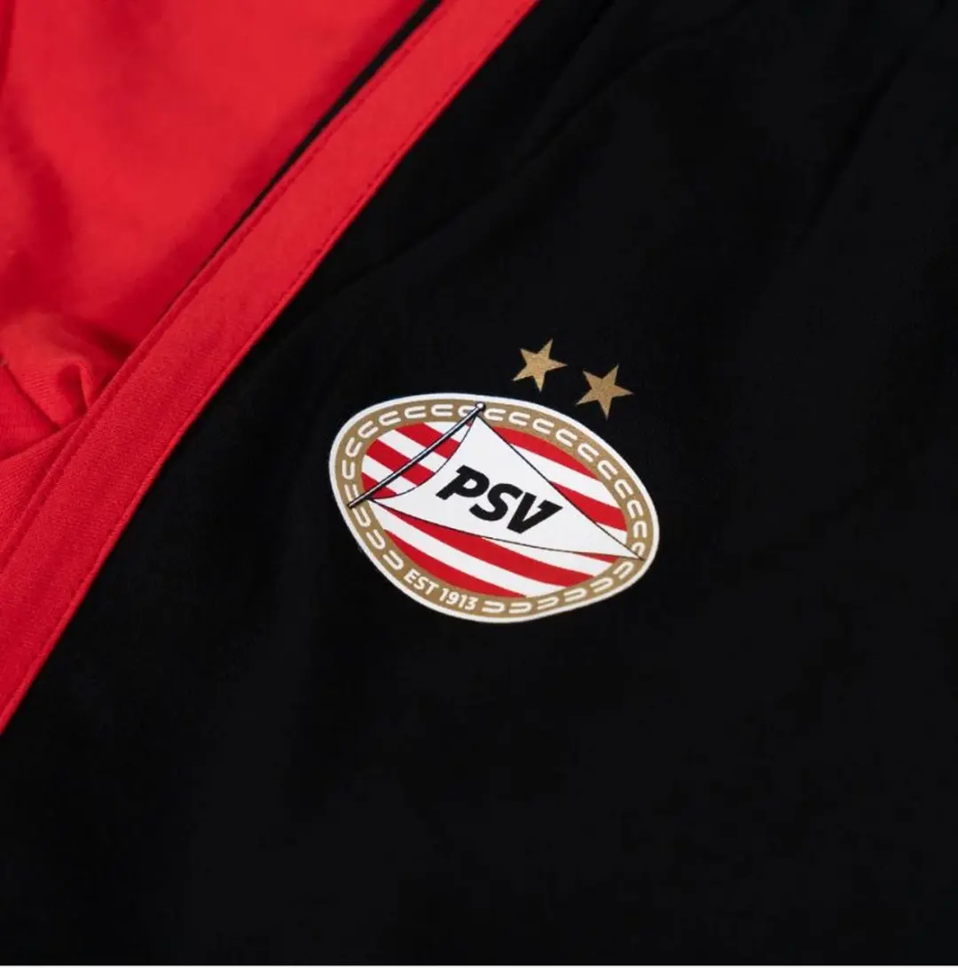PSV Pyjama Rood/Wit Maat 92 - Shirt & Broek