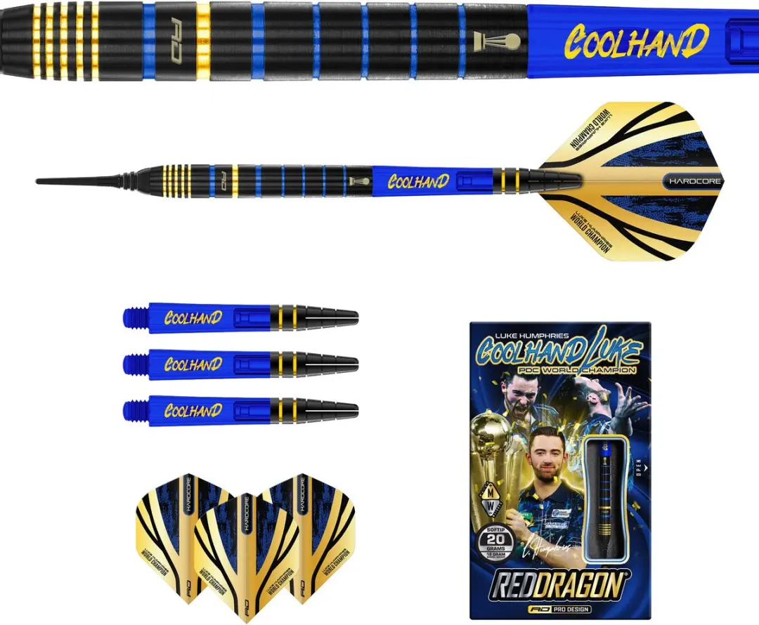 Red Dragon Luke Humphries TX4 Avenger 90% Darts - 3 Stuks
