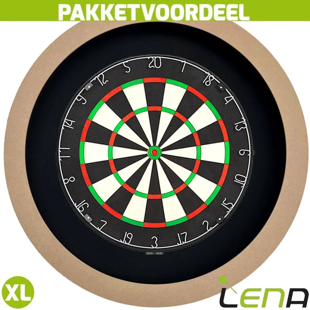 Lena Professional Dartbord 45cm met Basic XL Verlichting