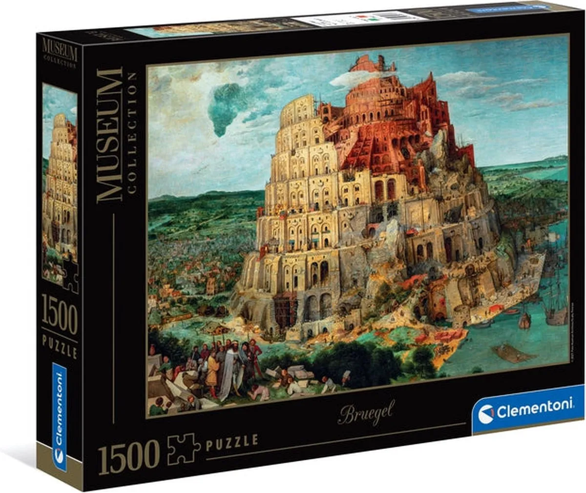 Clementoni Museum Babel Tower Puzzel 1500 Stukjes