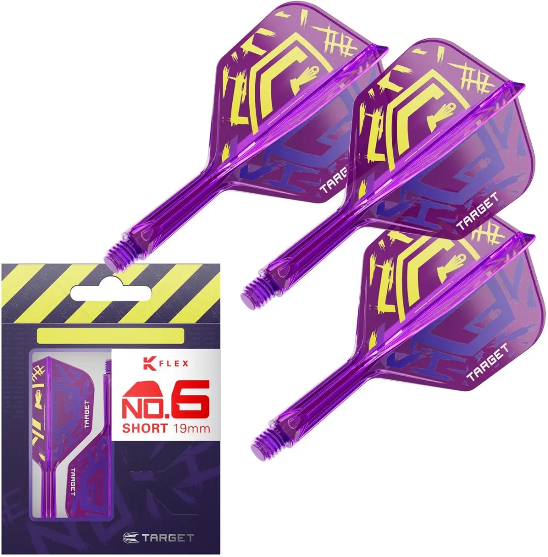 Target Darts Luke Littler World Champion K Flex Set 3 Stuks - No.6 Short 19mm